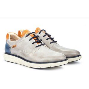 Pikolinos Mens Amberes Oxford Leather Sneakers M8H-4296-SLATE Size EU 39/US 6.5